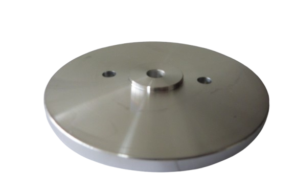 PRATO DE ALUMINIO REB POLIMENTO 130mm FURO 12mm